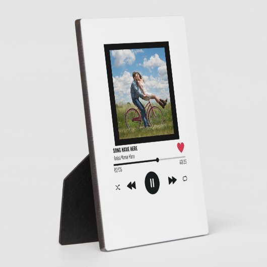 Aangepaste, aangepaste foto van ons lied fotoplaat (Zijkant)