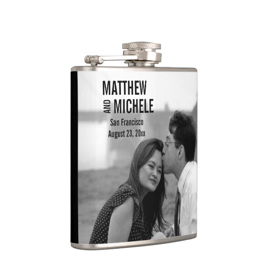 Aangepaste aangepaste foto-weddenschap heupfles (Rechts)