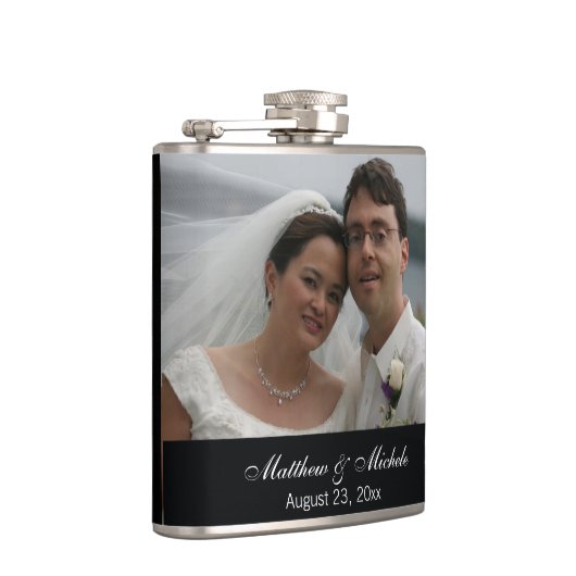 Aangepaste aangepaste foto-weddenschap heupfles (Rechts)
