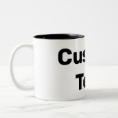 Aangepaste / aangepaste / Gepersonaliseerd namen Tweekleurige Koffiemok (Links)