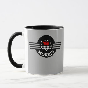 Aangepaste, aangepaste Grijze Morris Minor mok