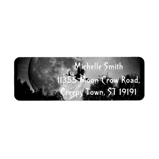 Aangepaste aangepaste halloween etiket (Voorkant)