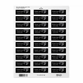 Aangepaste aangepaste halloween-rij met Moon Label (Full Sheet)