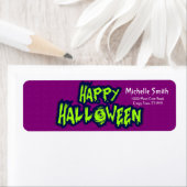 Aangepaste aangepaste halloween-rij met Moon Label (Insitu)