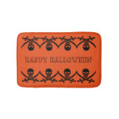 Aangepaste, aangepaste Halloween Skull Badmat (Voorkant)