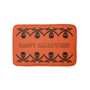 Aangepaste, aangepaste Halloween Skull Badmat