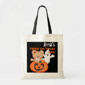 Aangepaste aangepaste halloween Trick or treat tas (Voorkant)