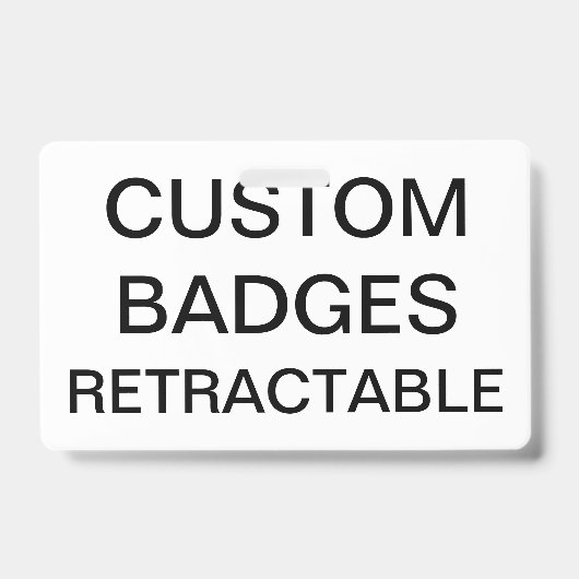 Aangepaste, aangepaste, intrekbare CLIP BADGE (Voorzijde)