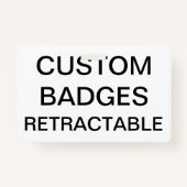 Aangepaste, aangepaste, intrekbare CLIP BADGE (Voorkant)