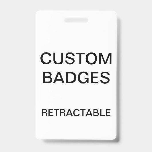 Aangepaste, aangepaste, intrekbare CLIP BADGE (Voorkant)