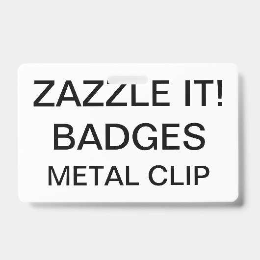 Aangepaste, aangepaste, intrekbare CLIP BADGE (Voorkant)