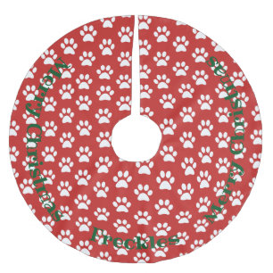 Aangepaste, aangepaste kerstboomrand afdrukken kerstboom rok