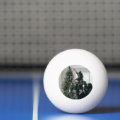 Aangepaste, aangepaste kerstfamilie foto pingpongballen (Net)