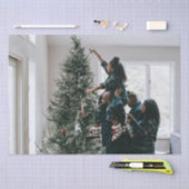 Aangepaste, aangepaste kerstfamilie foto tissuepapier (Craft)