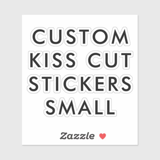 Aangepaste, aangepaste KISS CUT STICKERS 4-inch x4 (Vel)