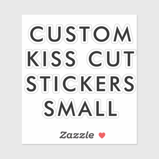 Aangepaste, aangepaste KISS CUT STICKERS 4-inch x4 (Vel)