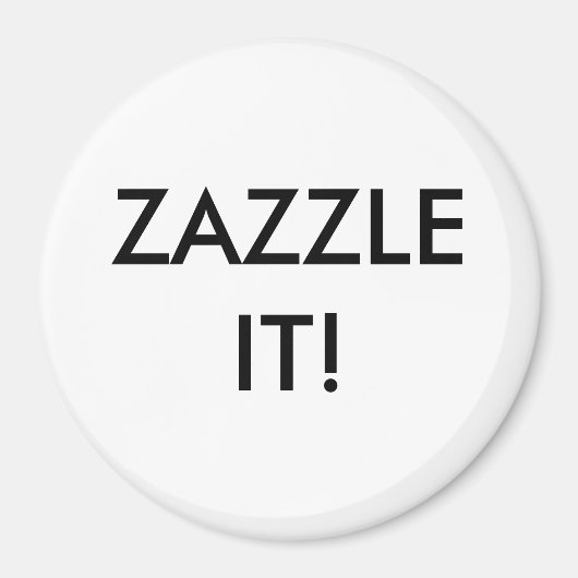 Aangepaste, aangepaste koelkast Magnet Blank Magneet (Voorkant)