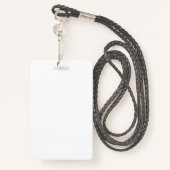 Aangepaste, aangepaste LANYARD BADGE (Achterkant met draagriem)