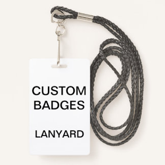 Aangepaste, aangepaste LANYARD BADGE