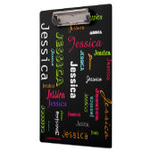 Aangepaste aangepaste naam Collage Bright Neon Klembord (Links)