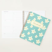 Aangepaste aangepaste naam Daisy Floral Cute Flowe Planner (Display)
