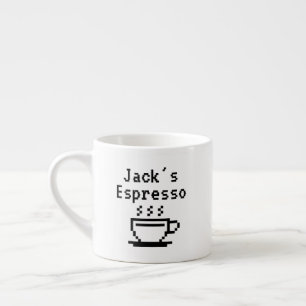 Aangepaste aangepaste naam kleine espresso bekermo kop