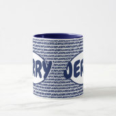 Aangepaste aangepaste naam mok (Midden)