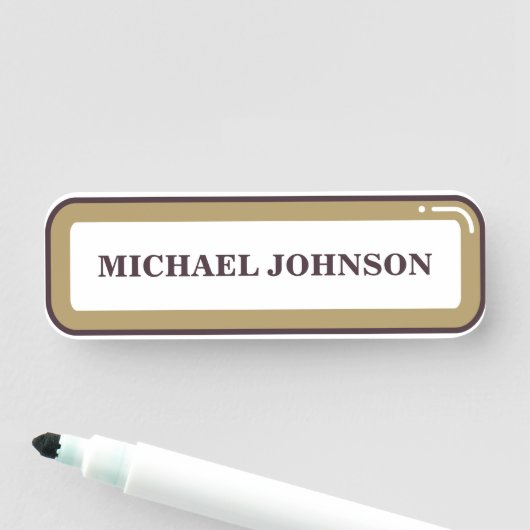 Aangepaste aangepaste naam naamplaatje (In situ)