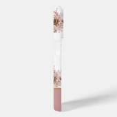 Aangepaste aangepaste naam Roze Floral Case-Mate iPhone Case (Achterkant / Rechts)