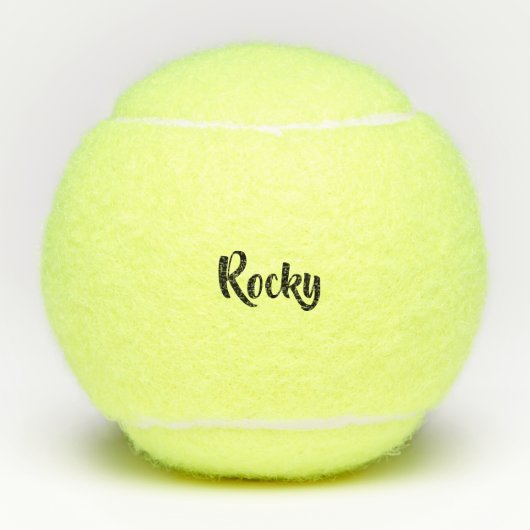 Aangepaste aangepaste naam tennisballen (Voorkant)