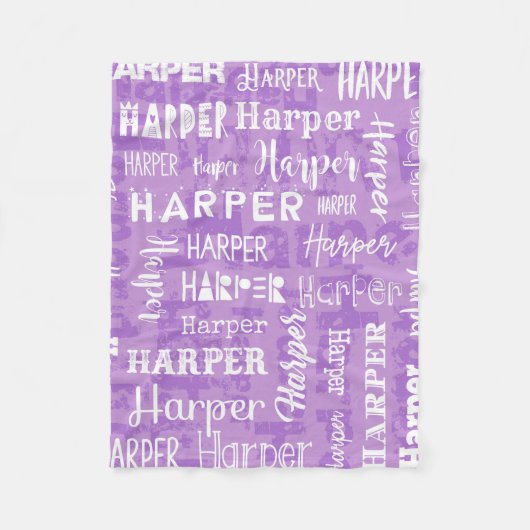 Aangepaste aangepaste naam voor Harper Fleece Deken (Voorkant)