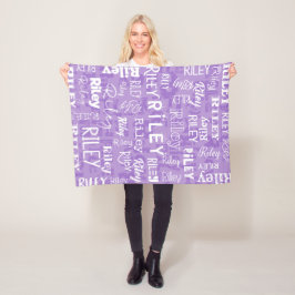 Aangepaste aangepaste naam voor Riley Fleece Deken