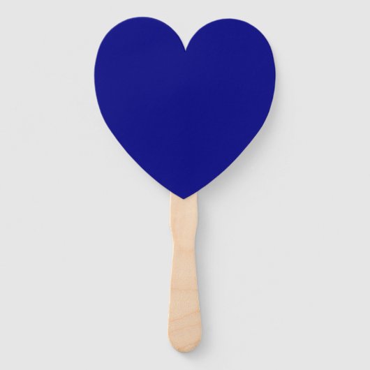 Aangepaste, aangepaste, NAVY HEART WEDDING FANS Handwaaier (Achterkant)