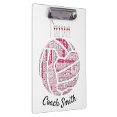 Aangepaste, aangepaste netball coach klembord (Rechts)
