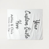 Aangepaste aangepaste offerte voor weduwschap op b wandkleed (Voorkant (horizontaal))