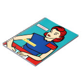 Aangepaste aangepaste Pop-Humor voor 1950 van Retr Notitieboek (Linkerzijde)