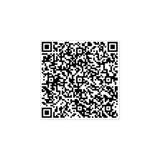 Aangepaste aangepaste Rubberstempel voor je QR-cod Rubberstempel (Afrduk)