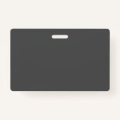 Aangepaste, aangepaste Sjabloon voor LANYARD BADGE (Achterkant)