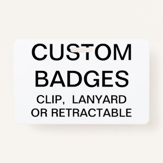 Aangepaste, aangepaste Sjabloon voor LANYARD BADGE