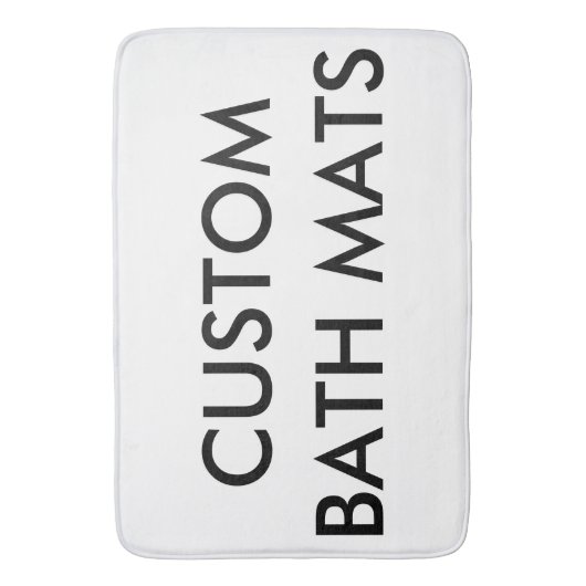Aangepaste, aangepaste Sjabloon voor persoonlijk s Badmat (Voorkant Verticaal)