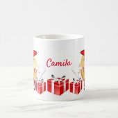 Aangepaste aangepaste tekst bij het glimlachen van koffiemok (Center)