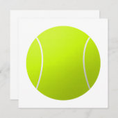 Aangepaste, aangepaste teksttennis-balkwadraat kaart (Voorkant / Achterkant)