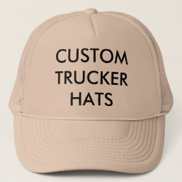Aangepaste, aangepaste TRUCKER HAT lege Sjabloon Trucker Pet