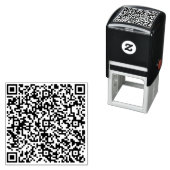 Aangepaste aangepaste Uw QR-code Sels-Inking Stamp Zelfinktende Stempel (In situ)