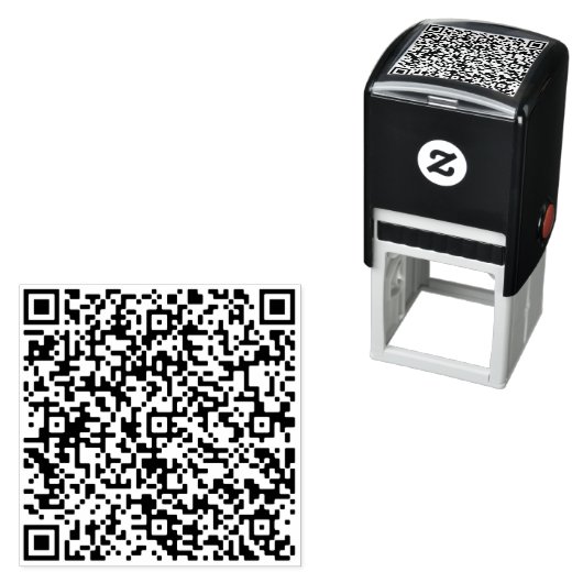 Aangepaste aangepaste Uw QR-code Sels-Inking Stamp Zelfinktende Stempel (In situ)