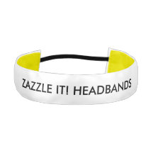 Aangepaste, aangepaste Zatin Hoofdband Blank Sjabl