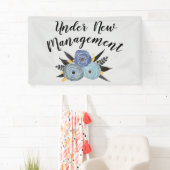 Aangepaste aanmaning bedrijfsbanner voor wijziging spandoek (Insitu)