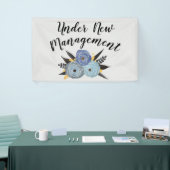 Aangepaste aanmaning bedrijfsbanner voor wijziging spandoek (Beurs)