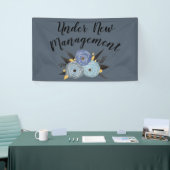 Aangepaste aanmaning bedrijfsbanner voor wijziging spandoek (Beurs)