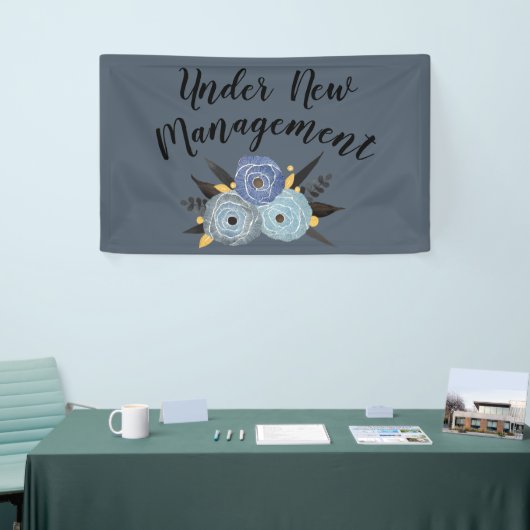 Aangepaste aanmaning bedrijfsbanner voor wijziging spandoek (Beurs)
